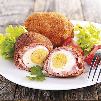 huevos crocantes mini